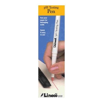 Lineco pH Testing Pen for Paper or Paperboard Products.