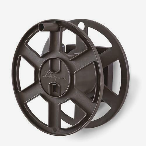 100' Wall Mount w/ Key Hole Side Winding Hose Reel Rust Resistant Garden Storage