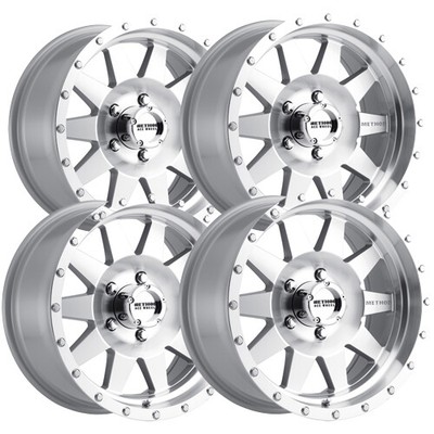(Set of 4) Method MR301 The Standard 15x7 5x4.5" -6mm Machined Wheels Rims