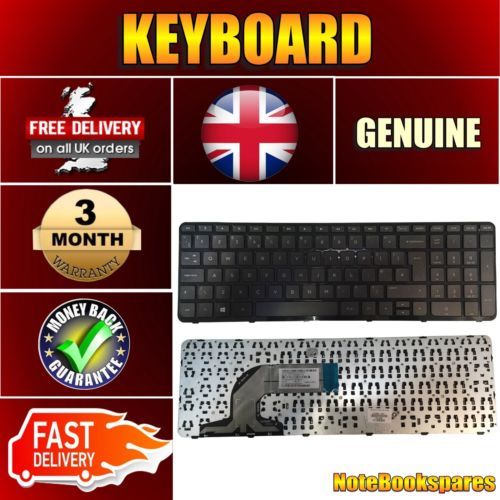 Clavier HP Pavilion DV2000/DV2500/DV2700 - Noir, Disposition UK Qwerty, Neuf (réf. 437981-031 / 448615-031)