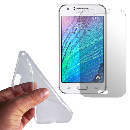 Premium Komplett 360 Grad Schutz Hülle + Schutzglas für Samsung Galaxy J3