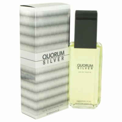Quorum Silver by Puig Eau De Toilette Spray 3.3/ 3.4 oz (Men)