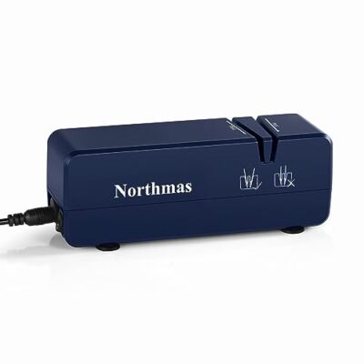 Electric Knife Sharpener Mini Knife Sharpener for Home Using 30s Quick Sharpe...