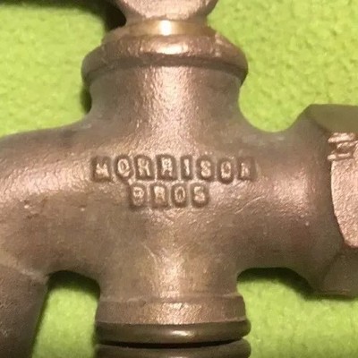 Vintage ~ Valve ~ Faucet ~ Spigot ~ Brass ~ Morrison Bris ~ Industrial