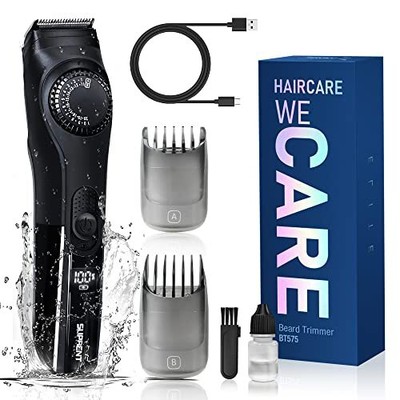 SUPRENT Adjustable Beard Trimmer for Men Cordless Electric B