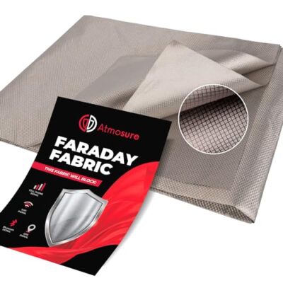 Faraday Fabric Cage Cloth Shielding For Emp Protection 5G RFID Blocking 44x36