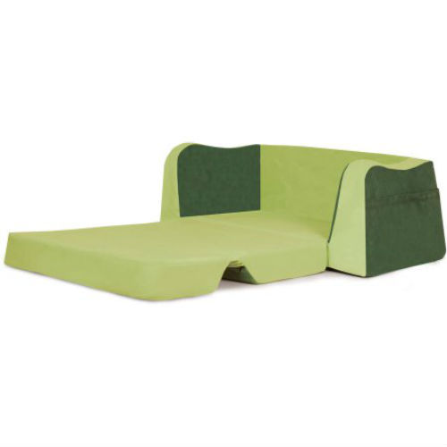 P'kolino Little Reader Sofa Kids Chair Green Furniture Home Fold Out Lounge New