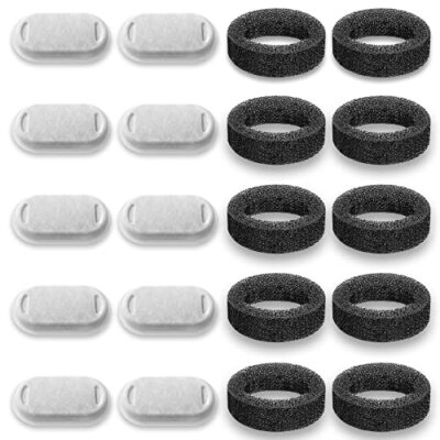 10-Pack Filters Compatible with Tomxcute 108oz/3.2L pet Fountainfor Petlibro