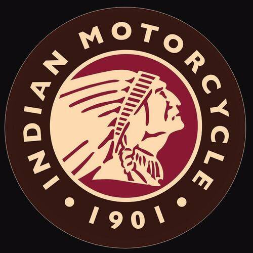 Indian Motorcycle Logo 1901 Aluminum Metal Sign Bike Vintage