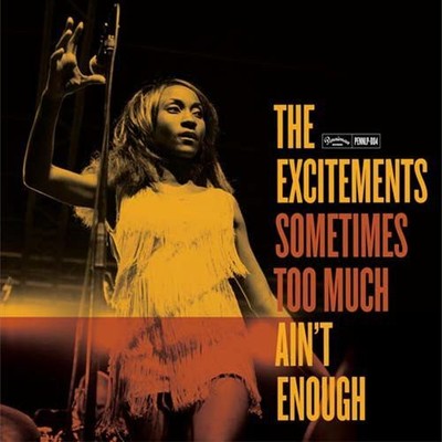 THE EXCITEMENTS SOMETIMES TOO MUCH AIN'T ENOUGH NEW LP