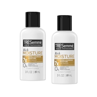 2 Pack Tresemme Moisture Rich Conditioner Vitamin E 3Oz Each