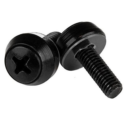 Startech.com M5 X 12mm - Screws - 50 Pack, Black - M5 Mounting Screws For Server