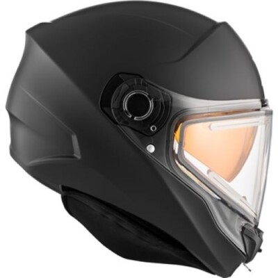 Kimpex CKX Full Face Snow Helmet Solid Electric Shield Matte Black Small 515352