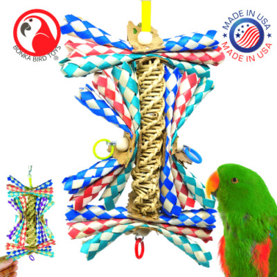 1242 HELIX BONKA BIRD TOYS parrot cage toys cages cockatiel conure african grey