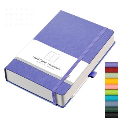  Bullet Dotted Journal - 320 Numbered Pages Dot Grid Notebook A5-Dotted Purple