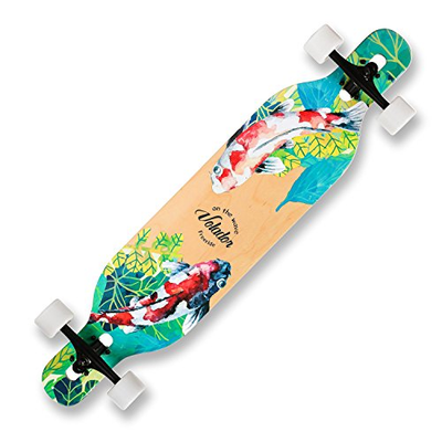 VOLADOR 42inch Freeride Longboard Complete Cruiser Drop Through Deck - Camber