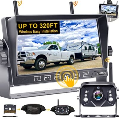 Wireless Hd 1080p Trailer Bluetooth Rear View Cam System Tou...