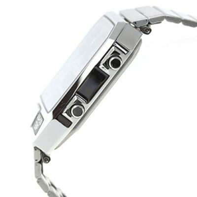 Pre-owned Citizen Quartz Ana-digi Temp Analog-digital Men's Watch Silver Jg2101-78e