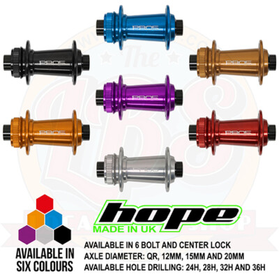Hope Pro 5 Standard Front Hub 6 Bolt / Centerlock CL - All Options - New