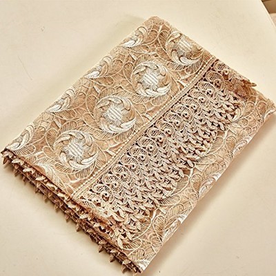 Handmade Lace Crocheted Patterns Tablecloth Table Covers With Red Flowers For Re