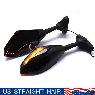 Stylish Dual-Light Rearview Mirror For Personalized Motorcycle Customization NEW