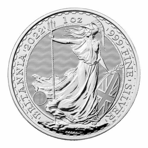2022 Great Britain 1 oz .999 FINE Silver Britannia BU .999 Fine Silver IN STOCK