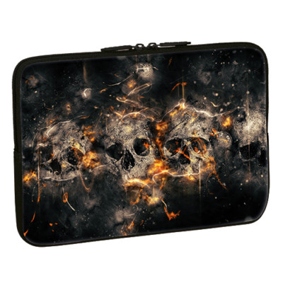 Design Notebook Schutzhülle 17,3 Zoll Laptop Hülle Tasche - Skulls Totenkopf