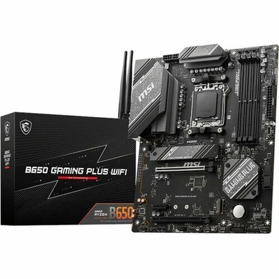 MSI B650 GAMING PLUS WIFI Gaming Desktop Motherboard - AMD B650 Chipset - Socket