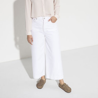 Pre-owned Birkenstock Women's Buckley Grey Taupe Suede (narrow Width) - 1019490, Gray Taup