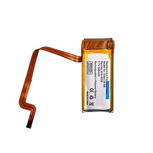 DOCA Replacement Battery for Apple iPod Video 30GB/Classic 120GB 580mAH 3.7V ...