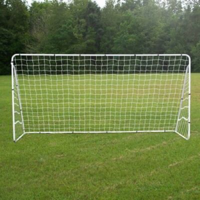 12 x 6' Soccer Goal Net Steel Frame Backyard Football Training Set Portable