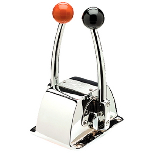 Single Engine Binnacle Mount Twin Lever Shift and Throttle Control Box