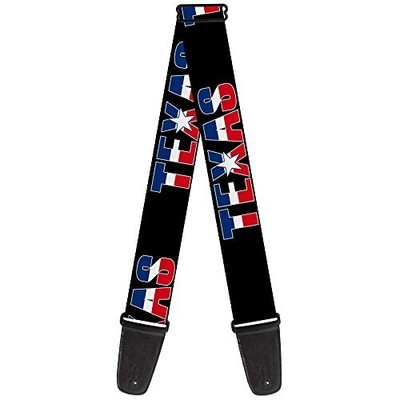 Texas Star Black White Blue Red 2 Inches Wide