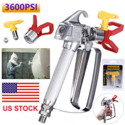 Airless Spray Gun RX-Pro Red Series 538020 w/ 517 Tip & Guard Titan 0538020 USPS