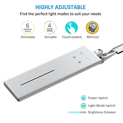 BYB E430 Metal Architect LED Desk Lamp, Swing Arm Task ...