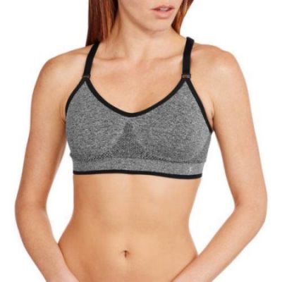 Danskin Now Seamless Athletic Padded Sports Bra Keyhole High Impact, Sport Bra,