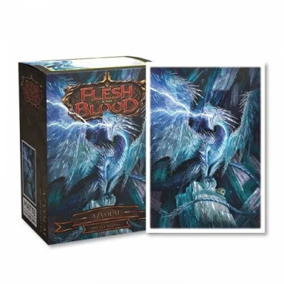 Dragon Shield 100 Standard Deck Card Sleeves Art Matte Flesh and Blood Azvolai