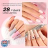 Morovan Dip Powder Nail Kit: 27PCS 20 Colors Starter Set With Dip Powder Liquid Set for Nail Art DIY at Home