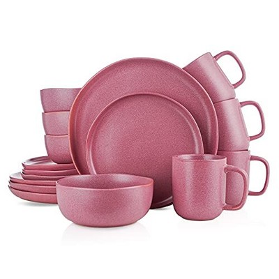 Stone Lain Tom Stoneware Reactive Glaze Dinnerware Set 16-Piece Service for 4...