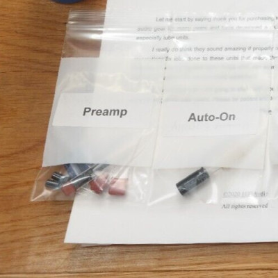 McIntosh MA6200 Preamp & Auto ON PCB capacitor refresh cover kit