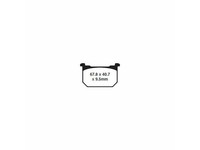 KZ 1000 P Police 1981-2001 Kawasaki Rear Brake Pads KZ 1000 Z 1000 1981-83