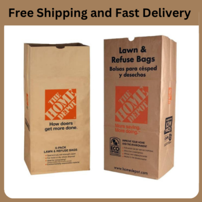Paper yard bags home depot outlet
