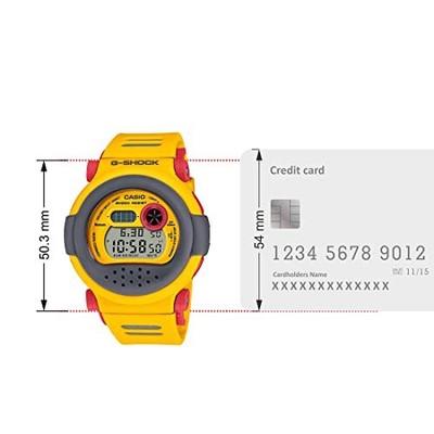 Pre-owned Casio G-shock Digital Yellow Dial Men G-b001mve-9dr (g1344)