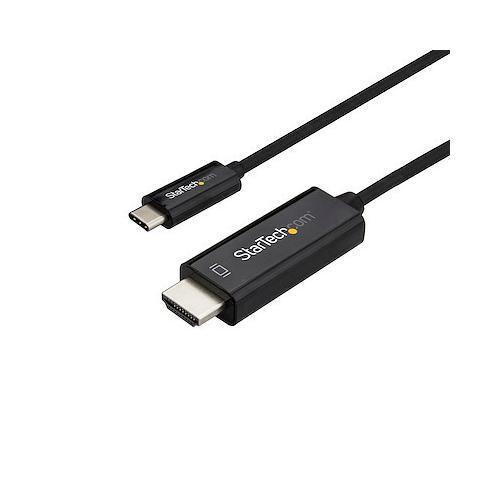 STARTECH 2M(6.6ft) USB-C TO HDMI CABLE - 4K 60Hz USB Type C to HDMI 2.0, 3 Years