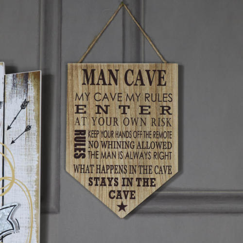 Wooden Garage Contemporary Home Décor Plaques & Signs