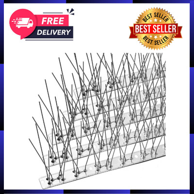 Bird Spikes with Stainless Steel Base Durable Bird Repellent Spikes Arrow Pigeon