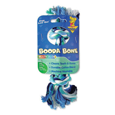 Booda 2-Knot Rope Bone Dog Toy Multi-Color, 1 Each/XS By Booda Pet