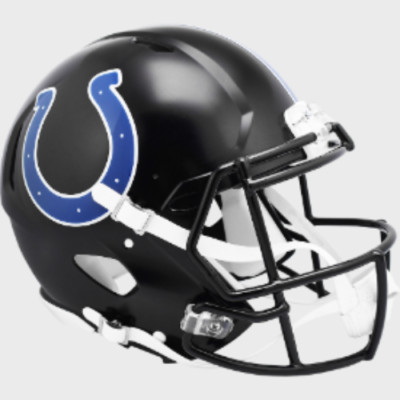 Indianapolis Colts Full Size Authentic Speed Football Helmet 2023 Indiana Nights
