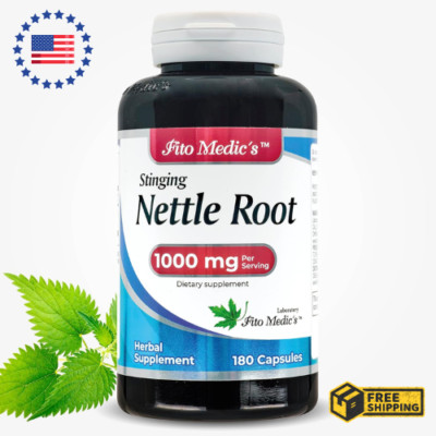 Stinging Nettle Root Extract 1000mg 180 Capsules Urtica Dioica Prostate Urinary