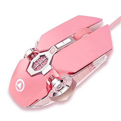 Gaming Mouse Wired 3200 DPI Breathing Light Ergonomic Game USB Computer Mice ...